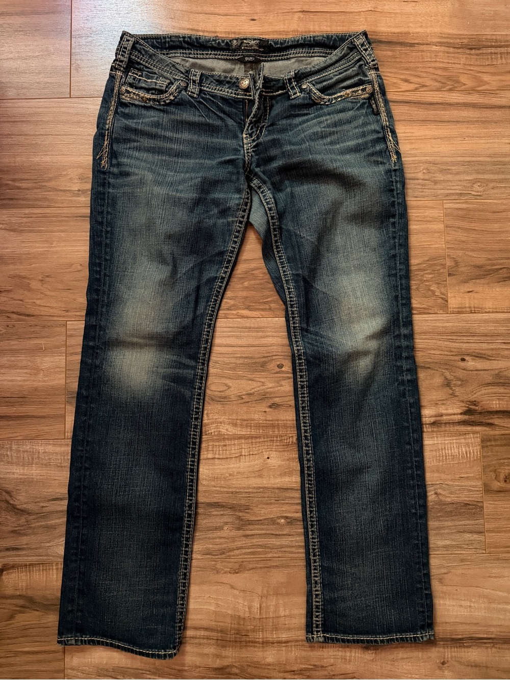 Silver Jeans Women's Low Rise, Straight Leg Jeans